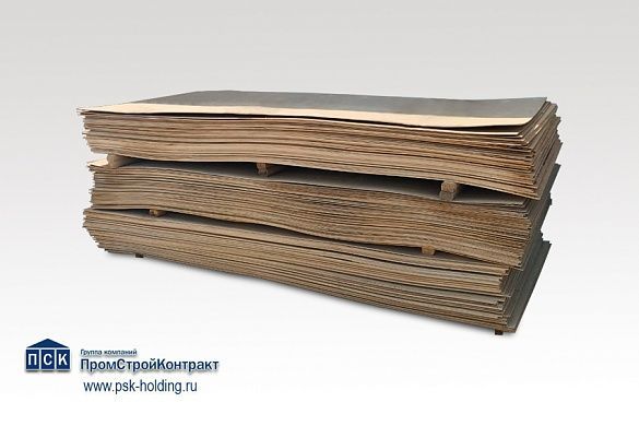 Строительная б/у фанера ФСФ 4-6 мм 1220х2440 мм Свеза (обшивочная)